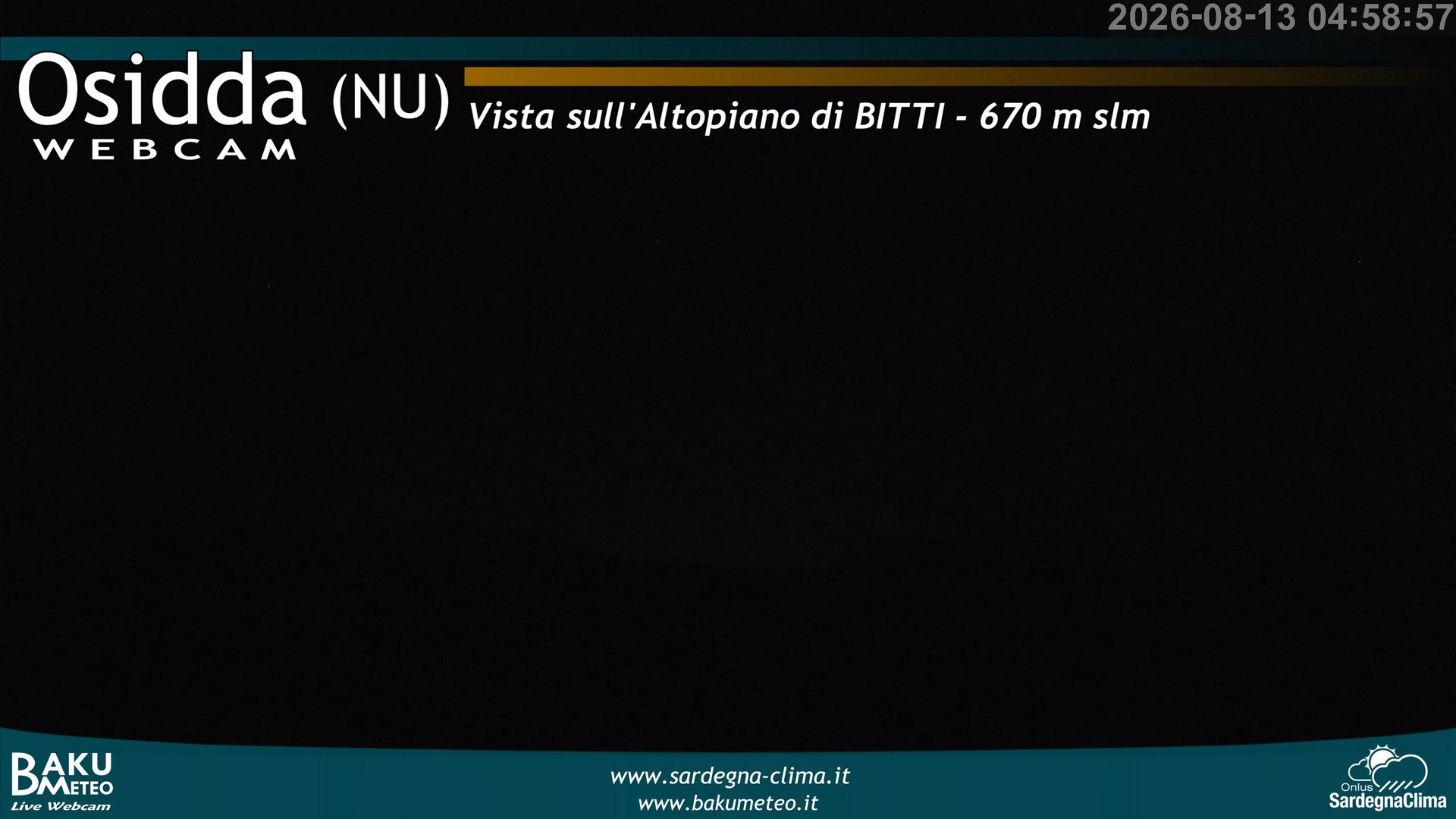 time-lapse frame, Osidda webcam