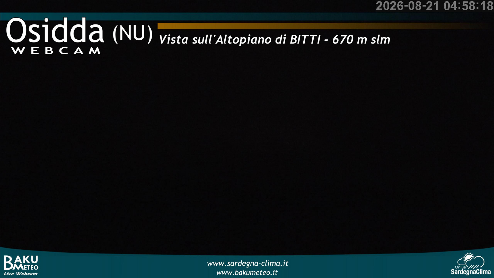 time-lapse frame, Osidda webcam