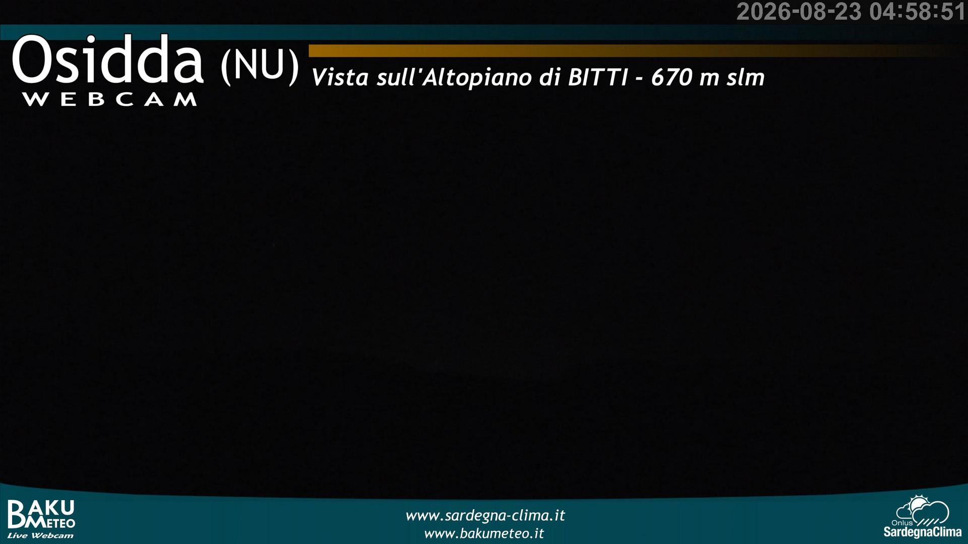 time-lapse frame, Osidda webcam