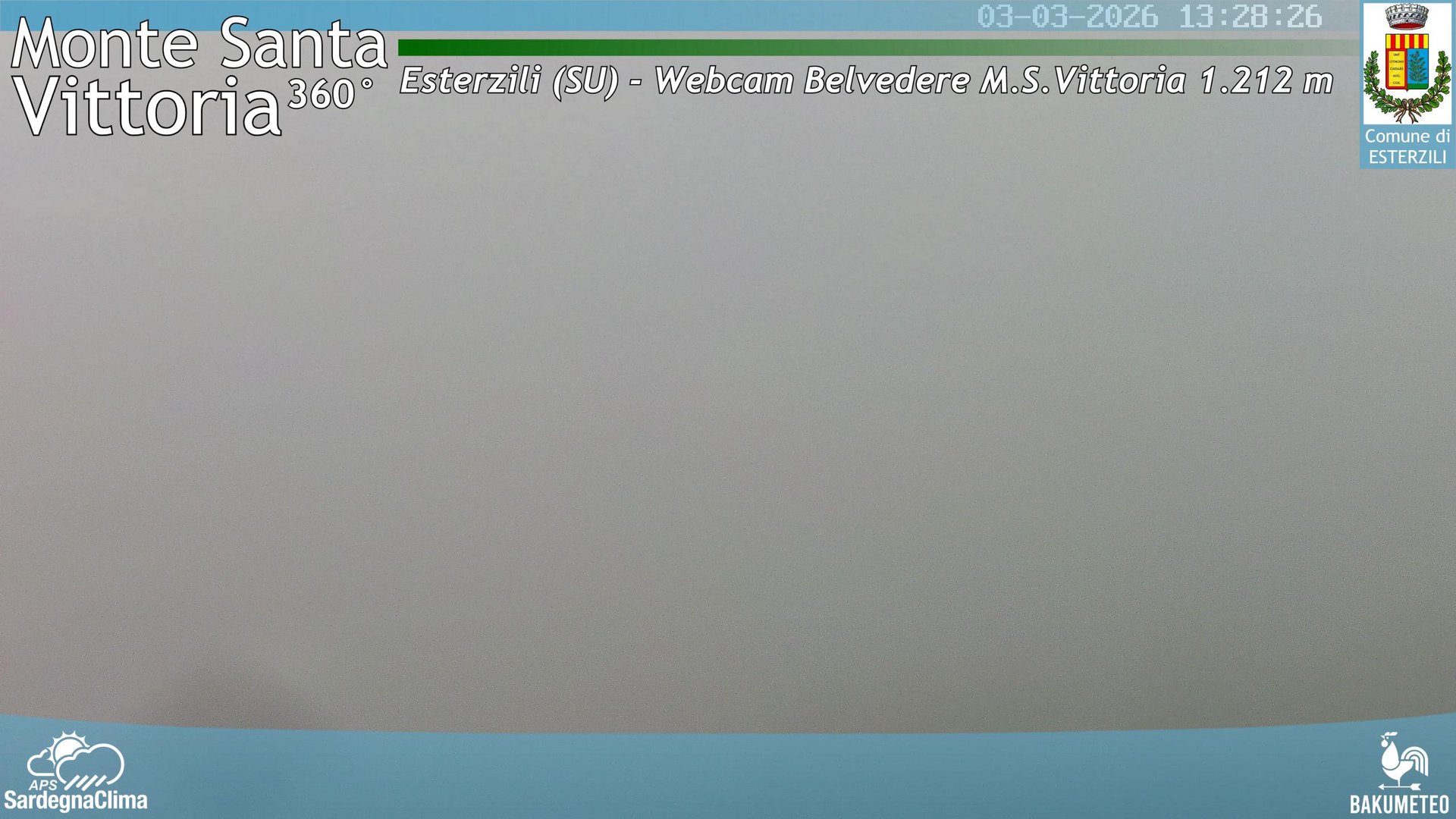 time-lapse frame, Monte Santa Vittoria Nord webcam