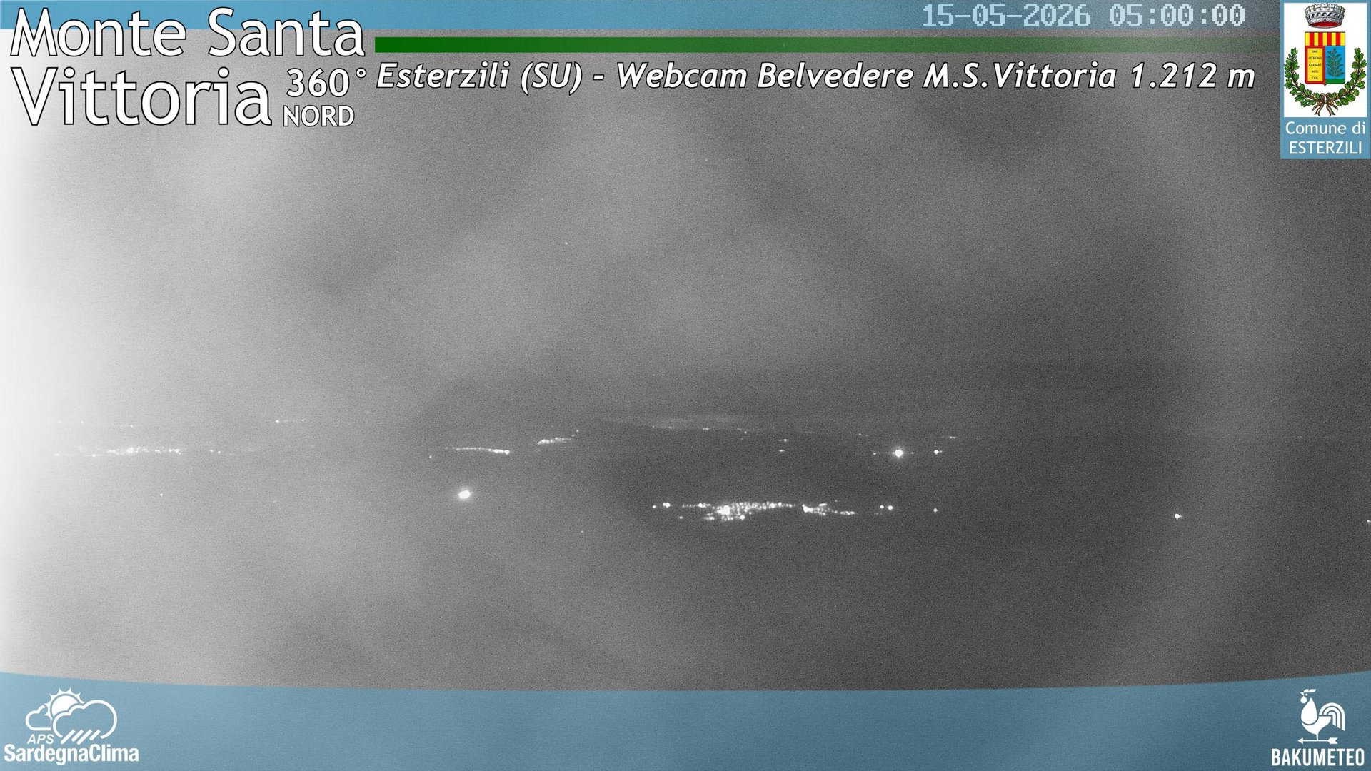 time-lapse frame, Monte Santa Vittoria Nord webcam
