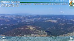 view from Monte Santa Vittoria Nord on 2026-07-04