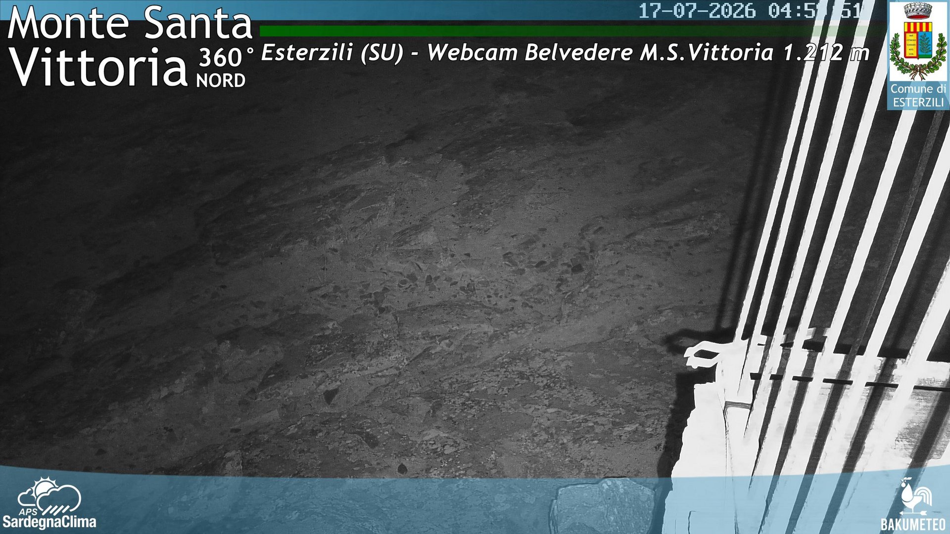 time-lapse frame, Monte Santa Vittoria Nord webcam