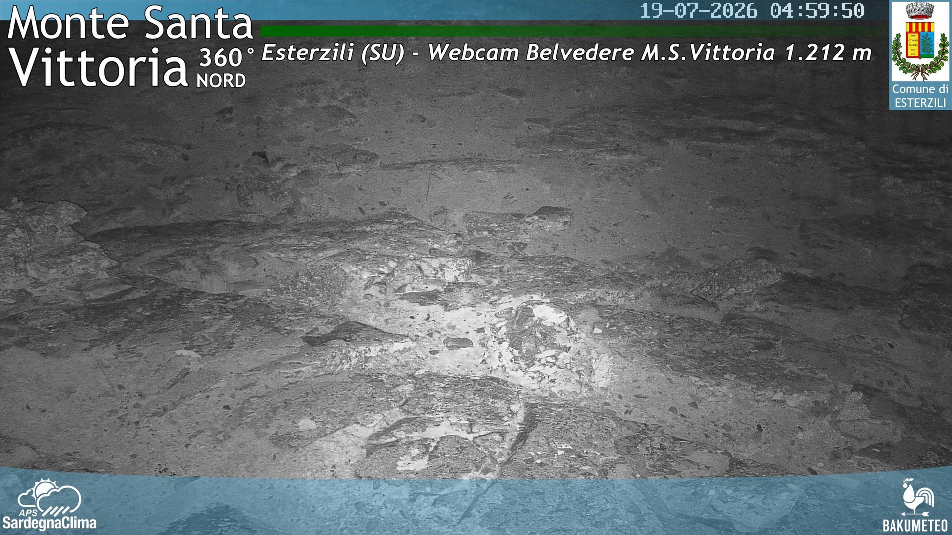time-lapse frame, Monte Santa Vittoria Nord webcam