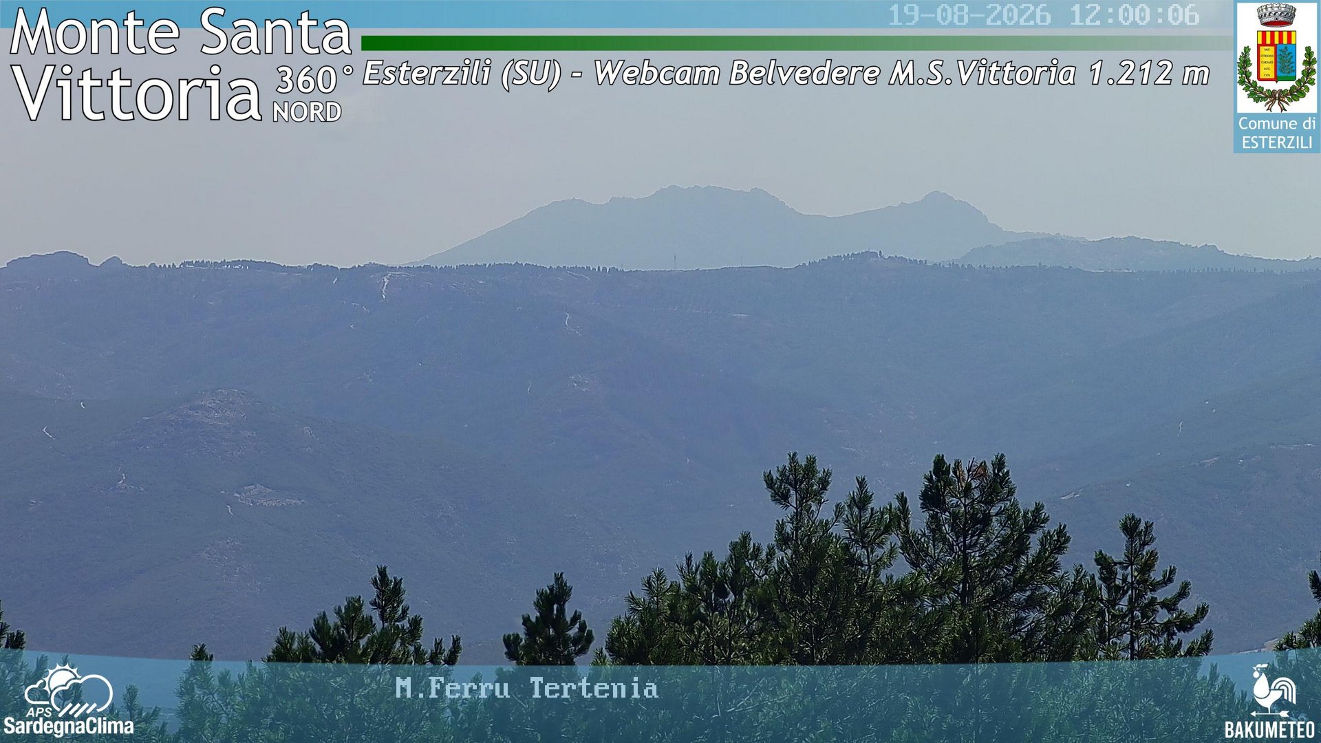 view from Monte Santa Vittoria Nord on 2026-08-19