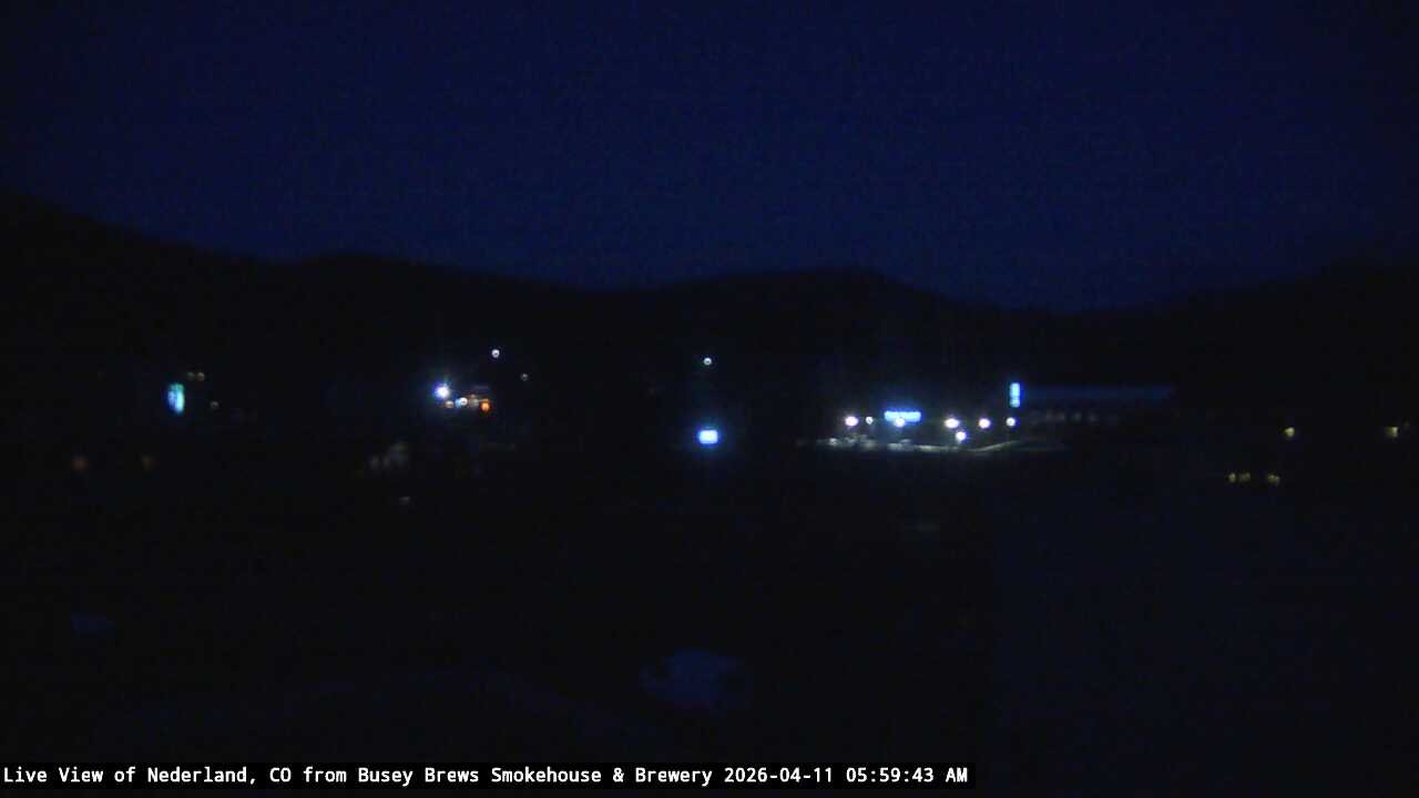 time-lapse frame, Busey Brews Nederland daily time lapse webcam