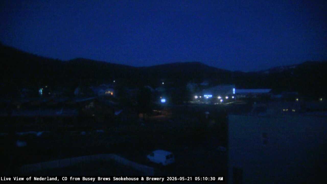 time-lapse frame, Busey Brews Nederland daily time lapse webcam