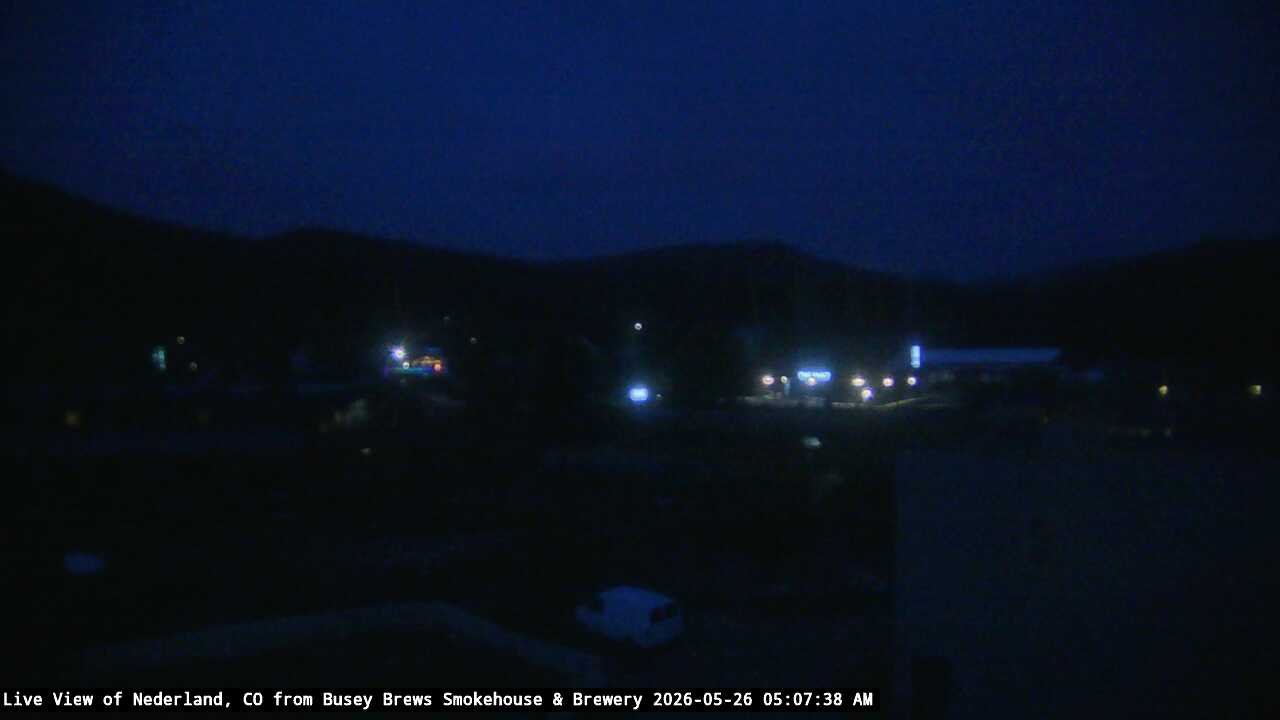 time-lapse frame, Busey Brews Nederland daily time lapse webcam