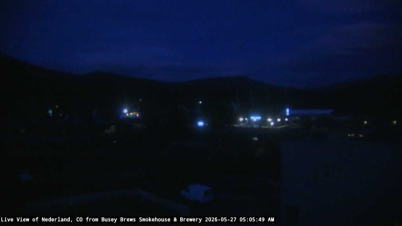 time-lapse frame, Busey Brews Nederland daily time lapse webcam