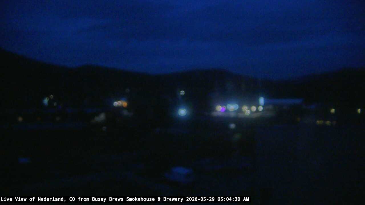 time-lapse frame, Busey Brews Nederland daily time lapse webcam