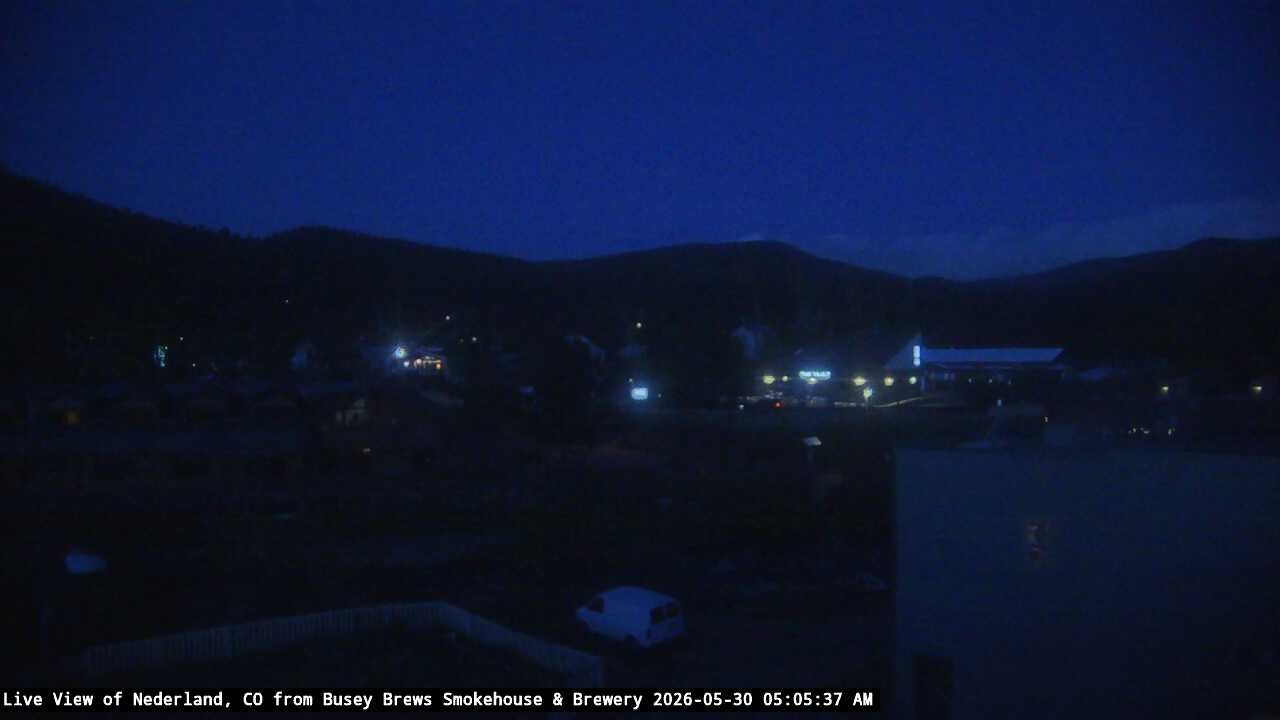 time-lapse frame, Busey Brews Nederland daily time lapse webcam