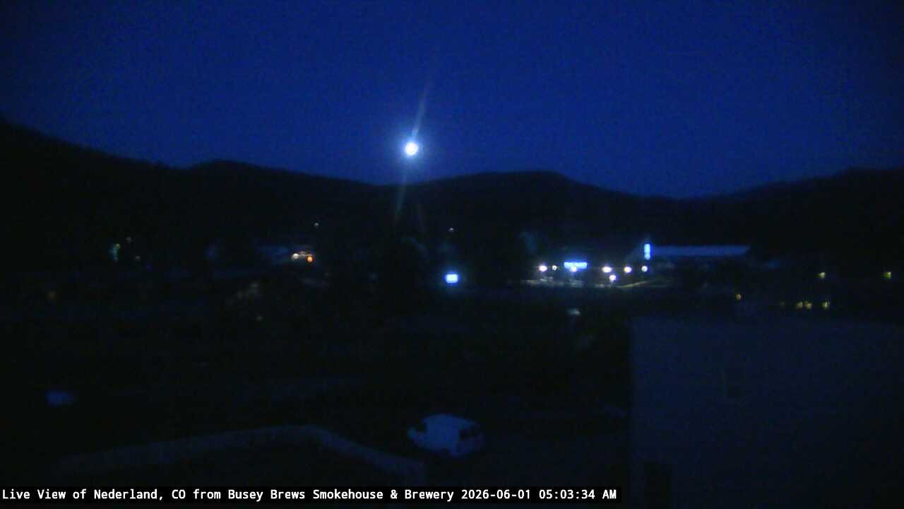 time-lapse frame, Busey Brews Nederland daily time lapse webcam