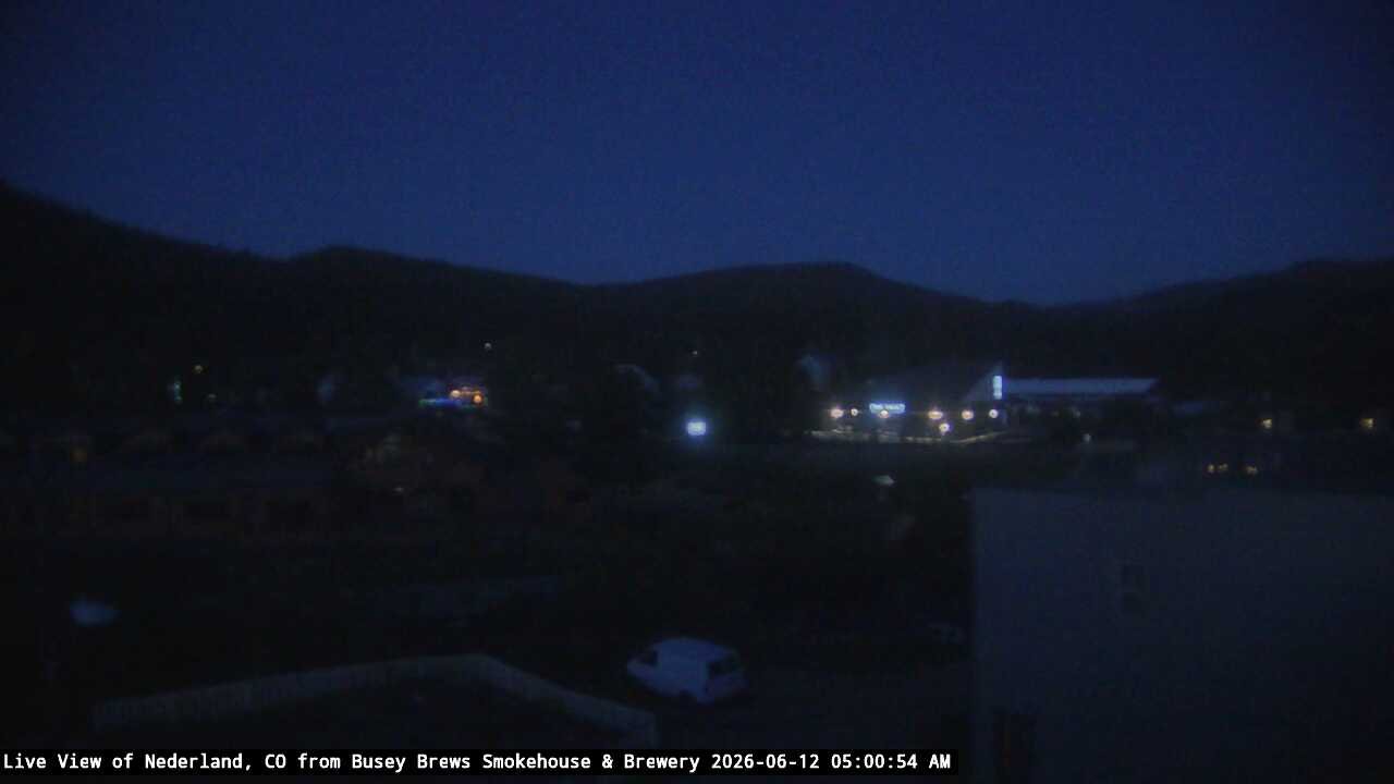 time-lapse frame, Busey Brews Nederland daily time lapse webcam