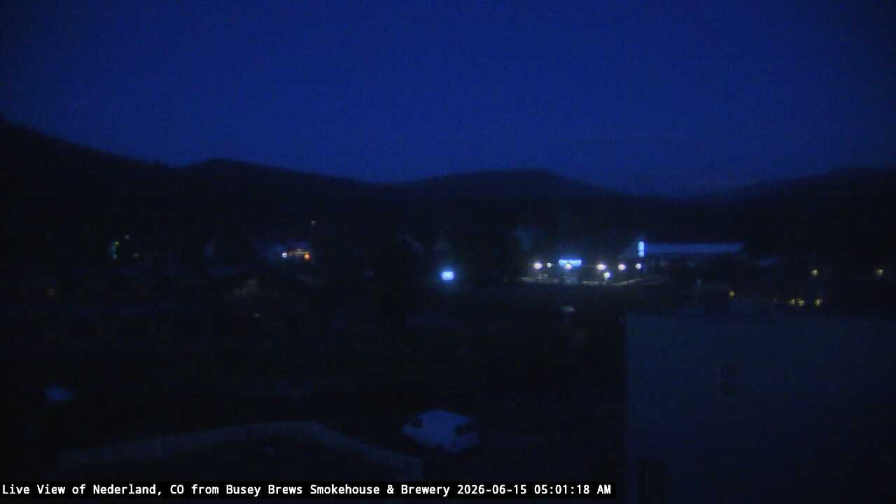 time-lapse frame, Busey Brews Nederland daily time lapse webcam