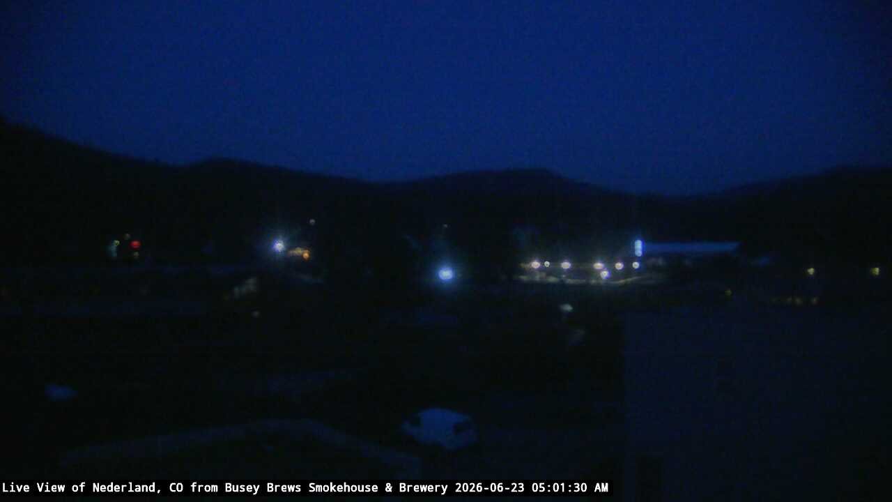 time-lapse frame, Busey Brews Nederland daily time lapse webcam
