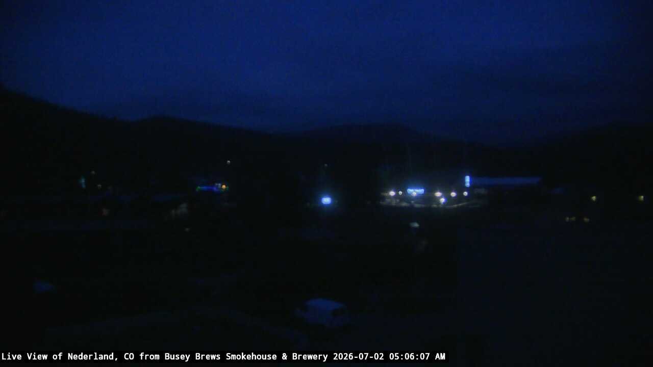 time-lapse frame, Busey Brews Nederland daily time lapse webcam