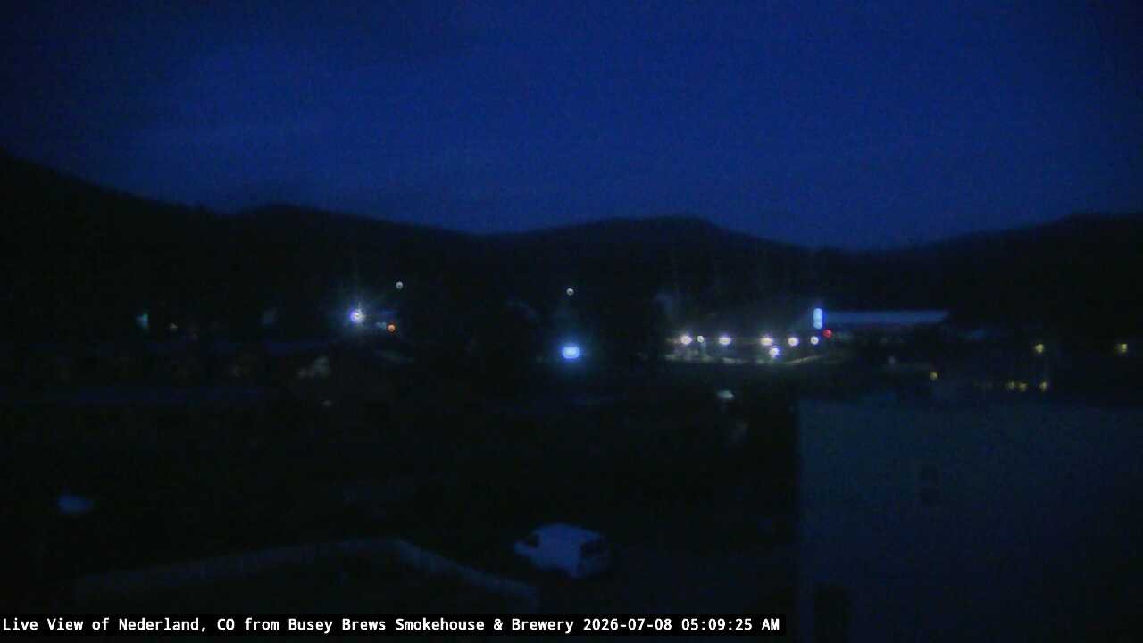 time-lapse frame, Busey Brews Nederland daily time lapse webcam
