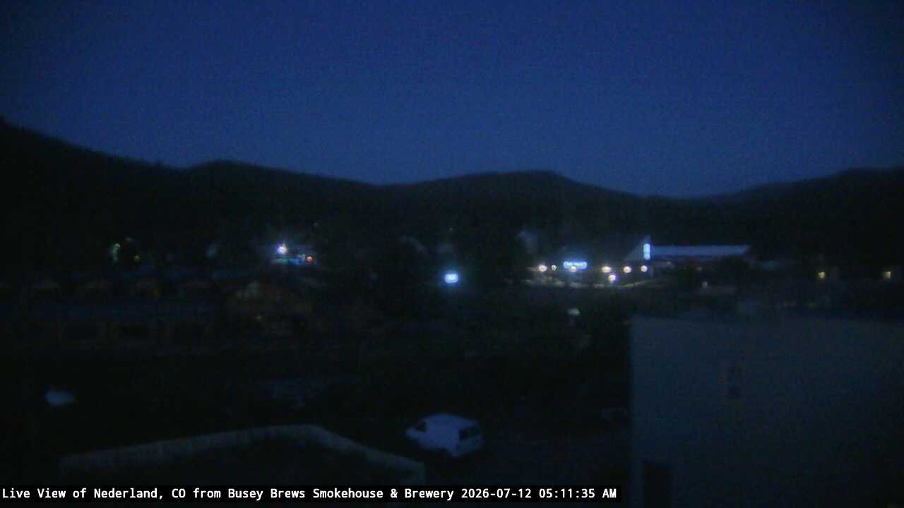 time-lapse frame, Busey Brews Nederland daily time lapse webcam