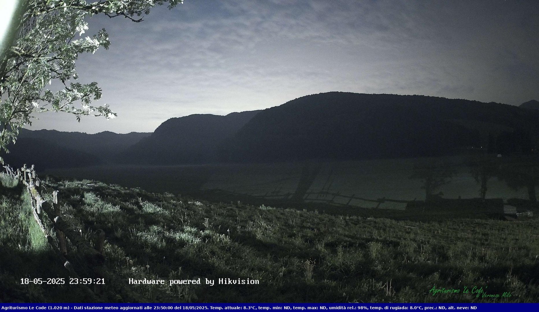 time-lapse frame, Webcam Cansiglio - verso la piana dei "Bech" webcam