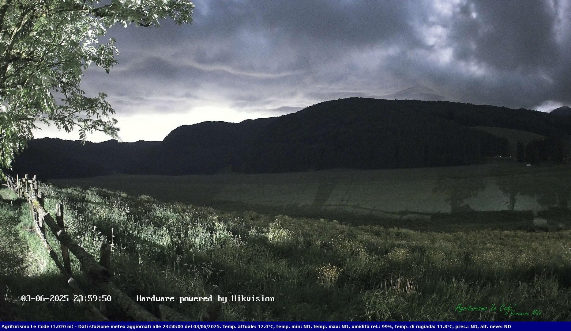 time-lapse frame, Webcam Cansiglio - verso la piana dei "Bech" webcam
