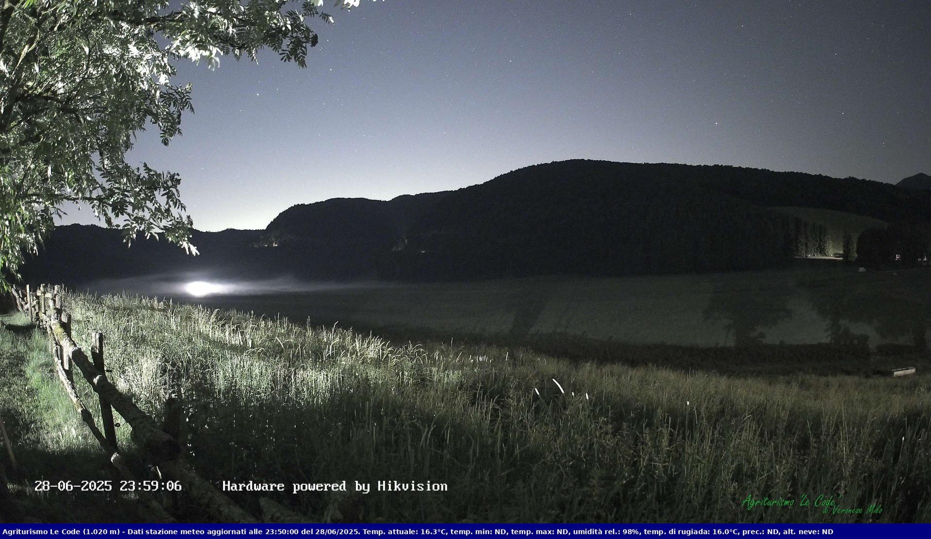 time-lapse frame, Webcam Cansiglio - verso la piana dei "Bech" webcam