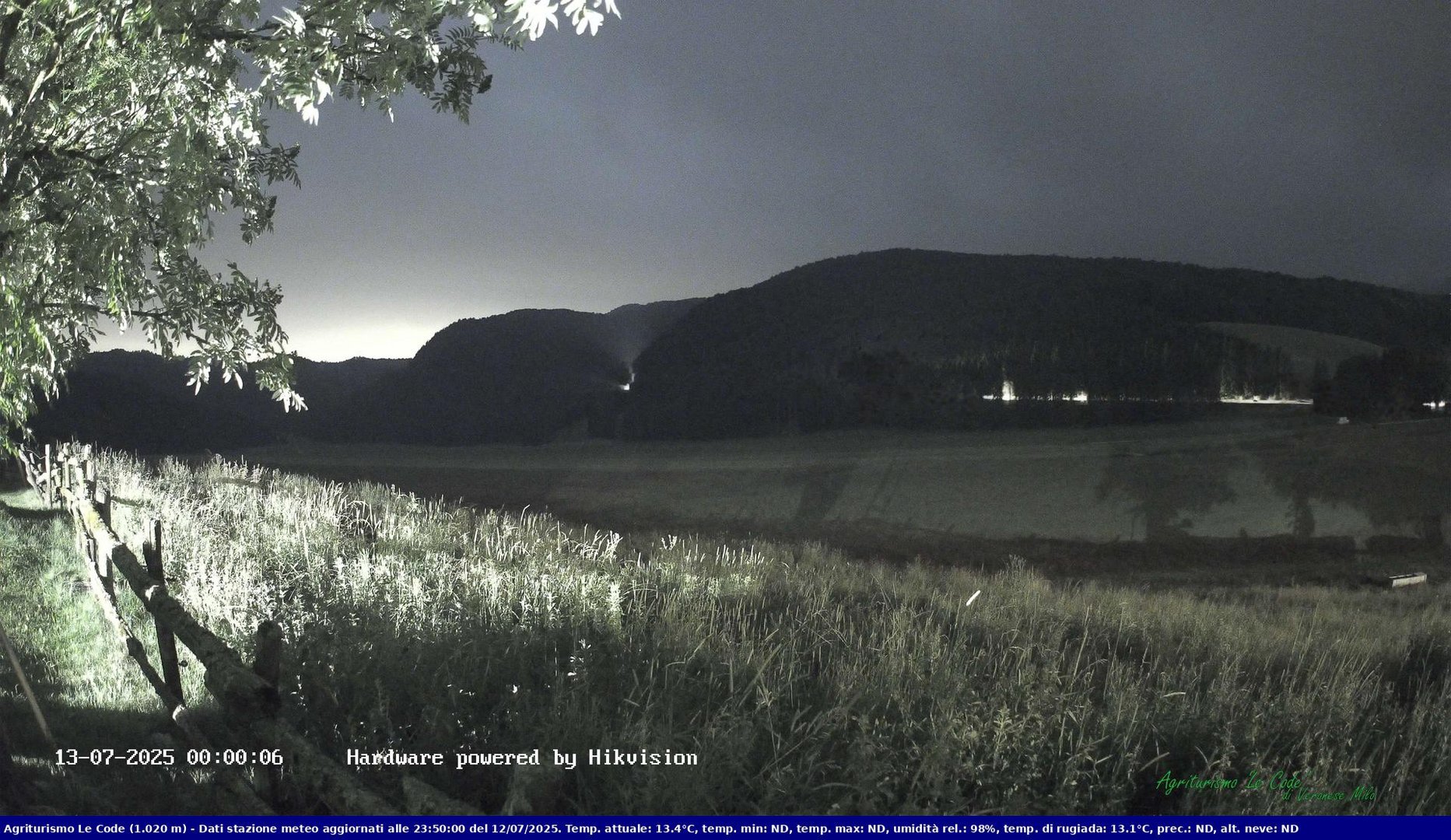 time-lapse frame, Webcam Cansiglio - verso la piana dei "Bech" webcam