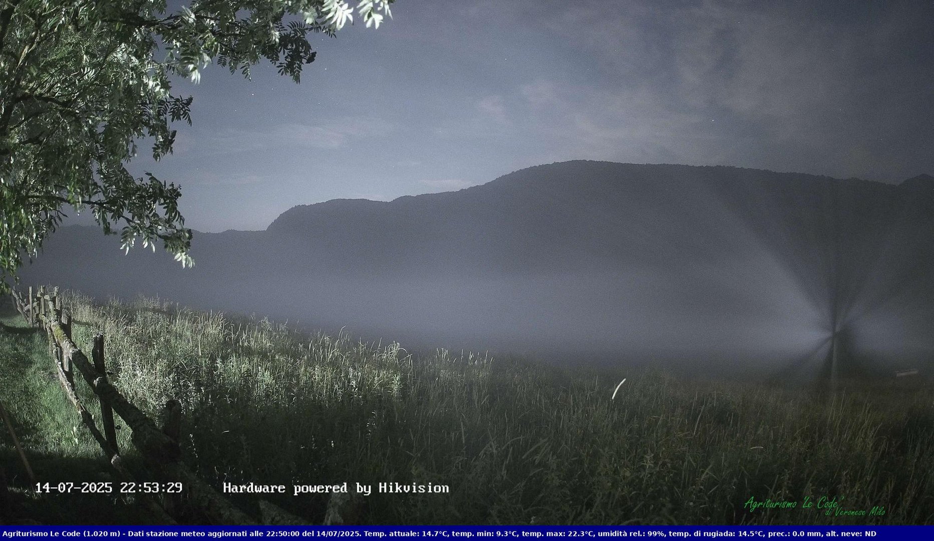 time-lapse frame, Webcam Cansiglio - verso la piana dei "Bech" webcam