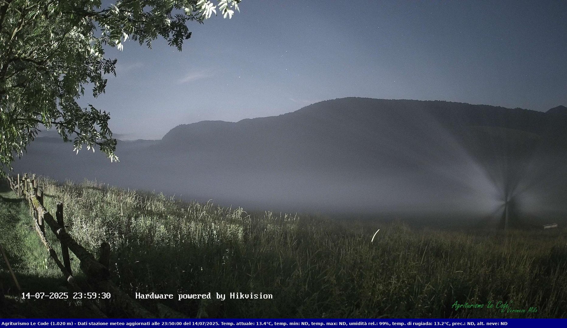 time-lapse frame, Webcam Cansiglio - verso la piana dei "Bech" webcam