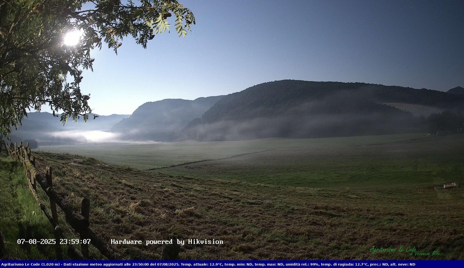 time-lapse frame, Webcam Cansiglio - verso la piana dei "Bech" webcam