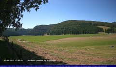 view from Webcam Cansiglio - verso la piana dei "Bech" on 2025-08-09