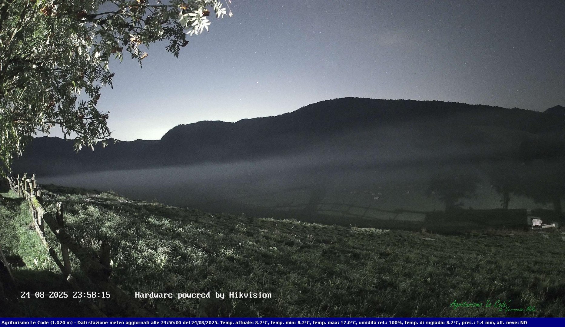 time-lapse frame, Webcam Cansiglio - verso la piana dei "Bech" webcam