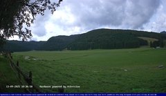 view from Webcam Cansiglio - verso la piana dei "Bech" on 2025-09-13