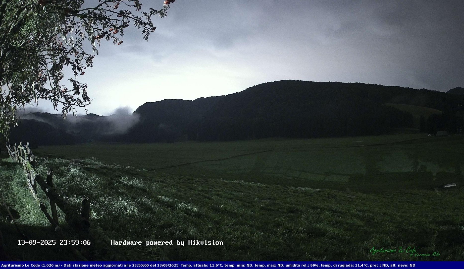 time-lapse frame, Webcam Cansiglio - verso la piana dei "Bech" webcam