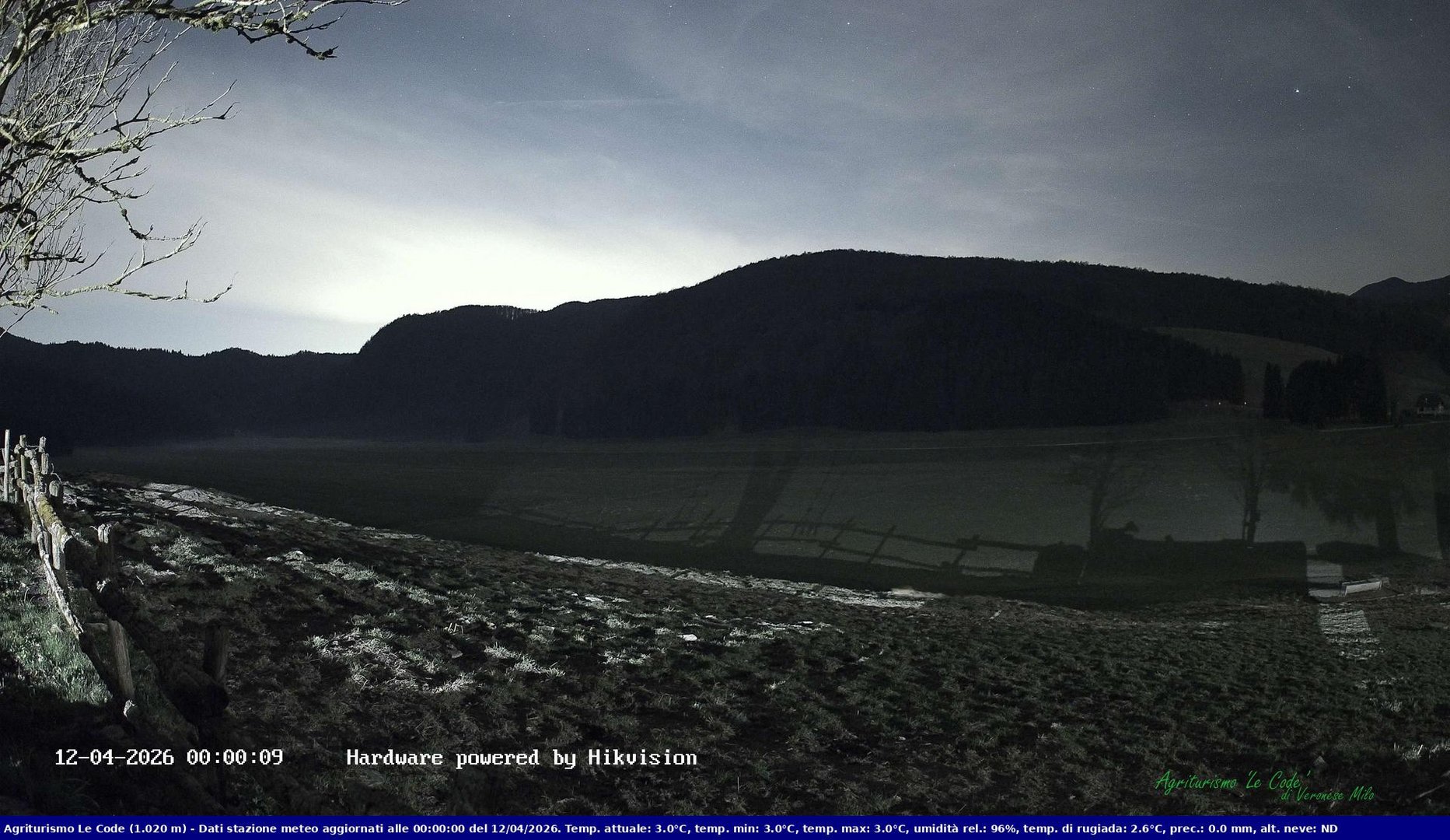 time-lapse frame, Webcam Cansiglio - verso la piana dei "Bech" webcam