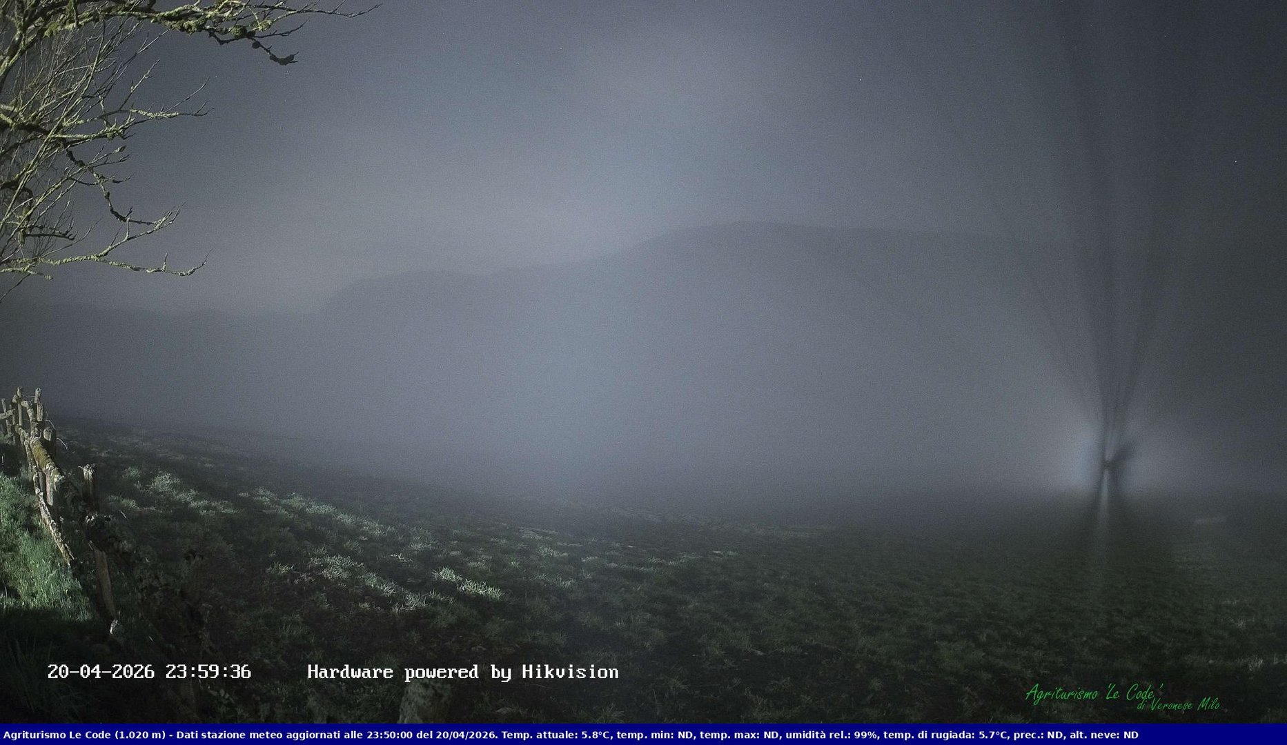 time-lapse frame, Webcam Cansiglio - verso la piana dei "Bech" webcam