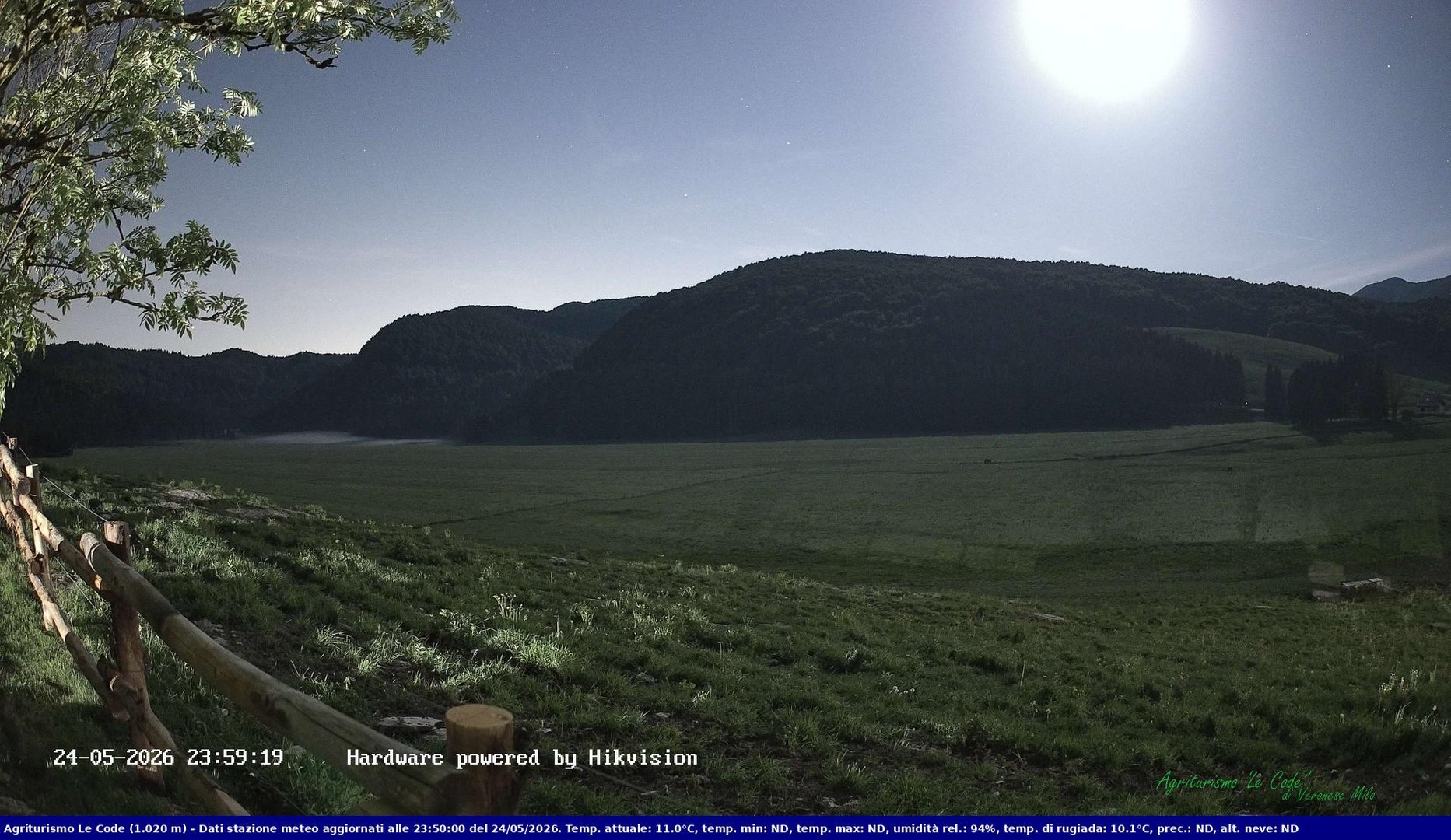 time-lapse frame, Webcam Cansiglio - verso la piana dei "Bech" webcam