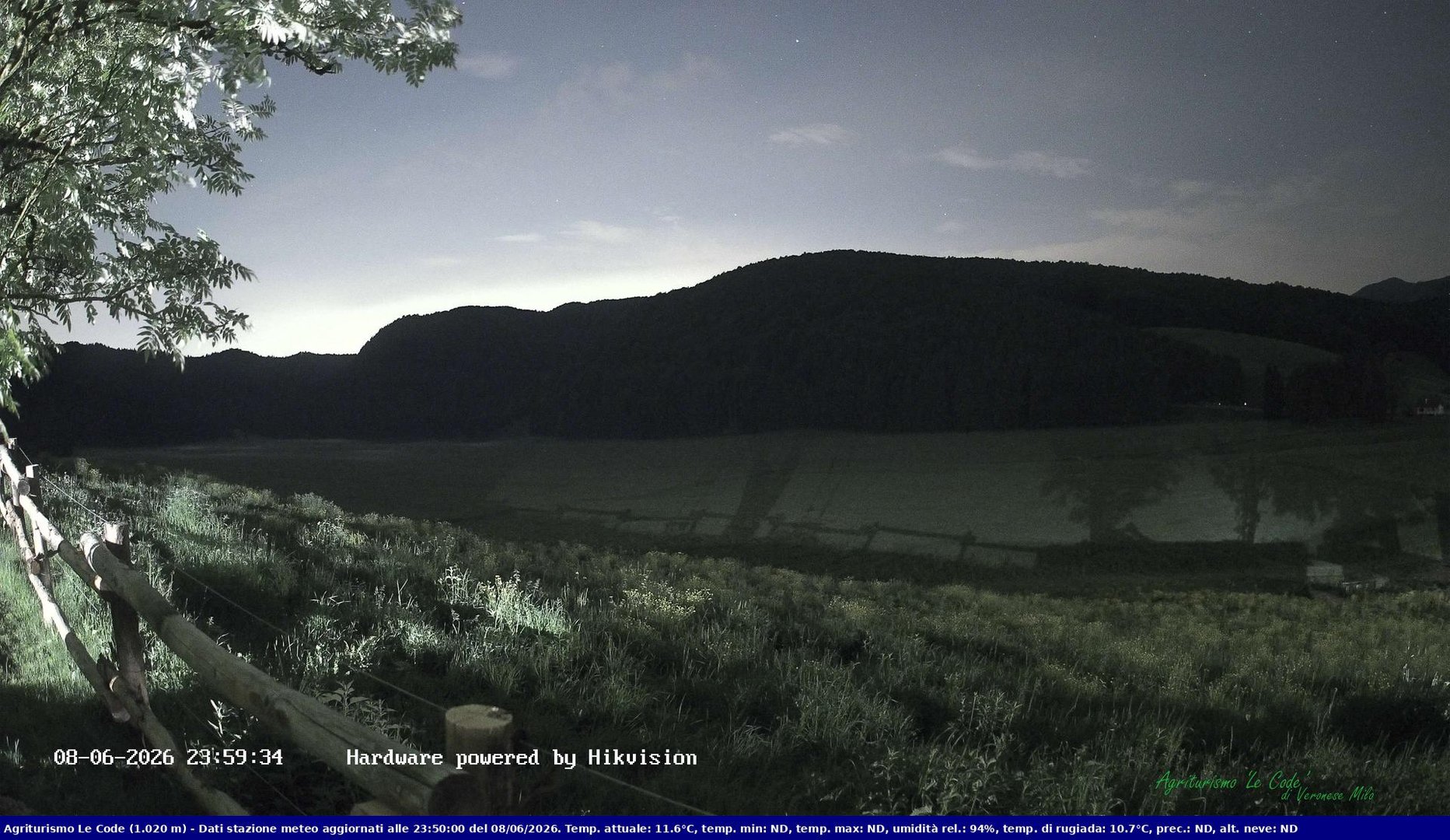 time-lapse frame, Webcam Cansiglio - verso la piana dei "Bech" webcam