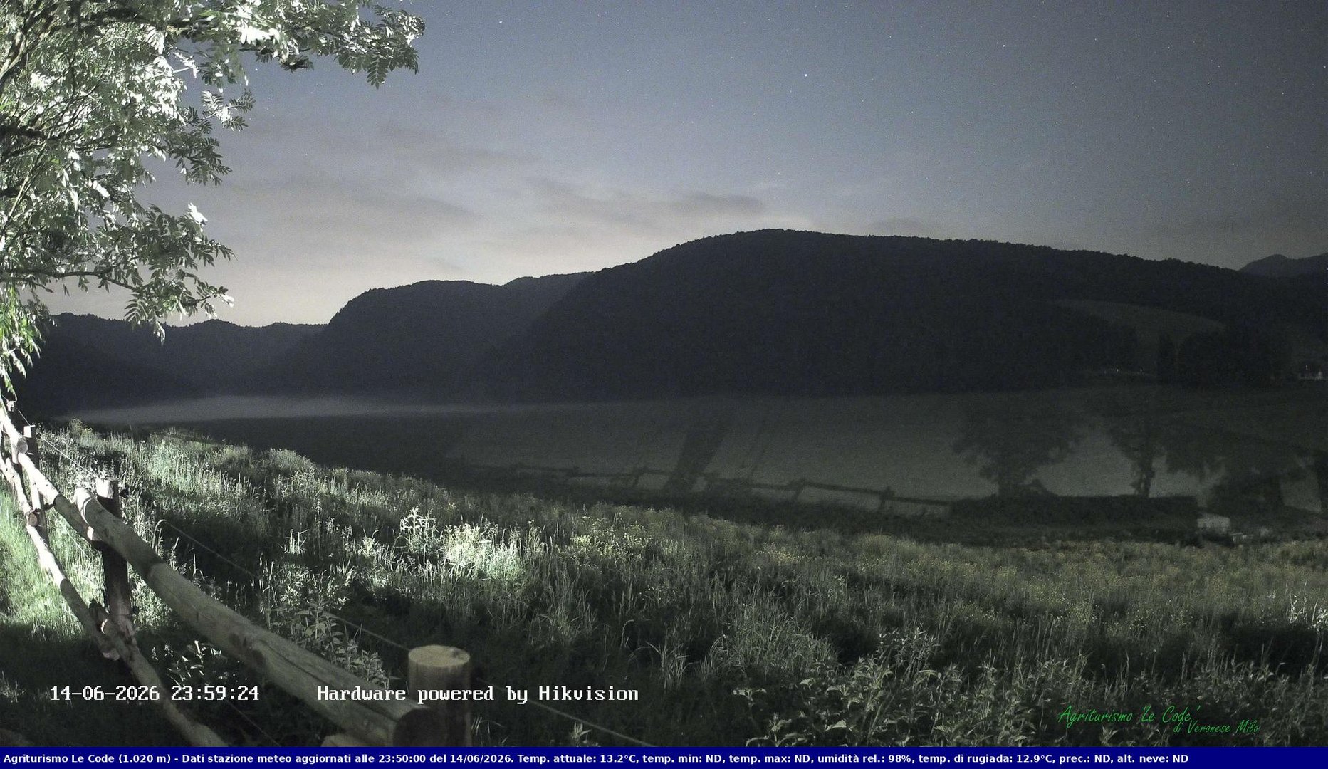 time-lapse frame, Webcam Cansiglio - verso la piana dei "Bech" webcam