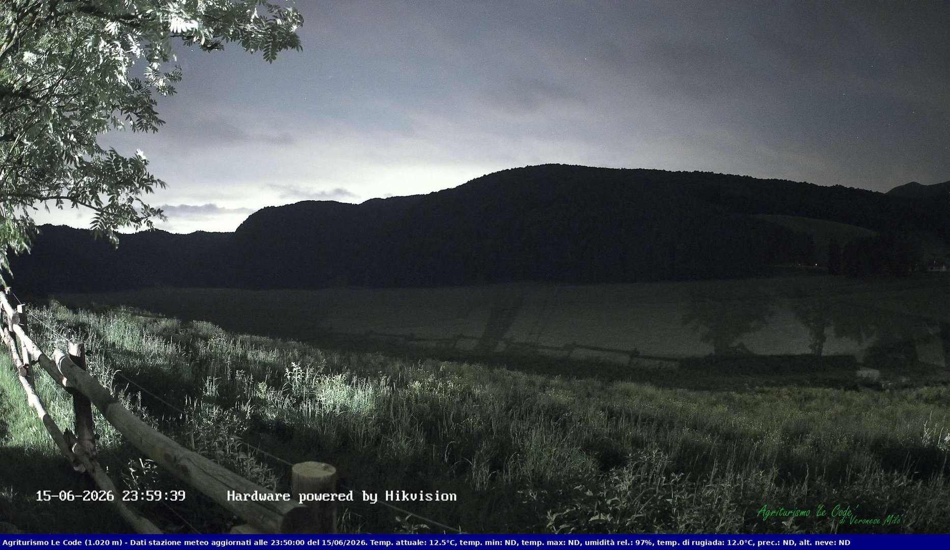 time-lapse frame, Webcam Cansiglio - verso la piana dei "Bech" webcam