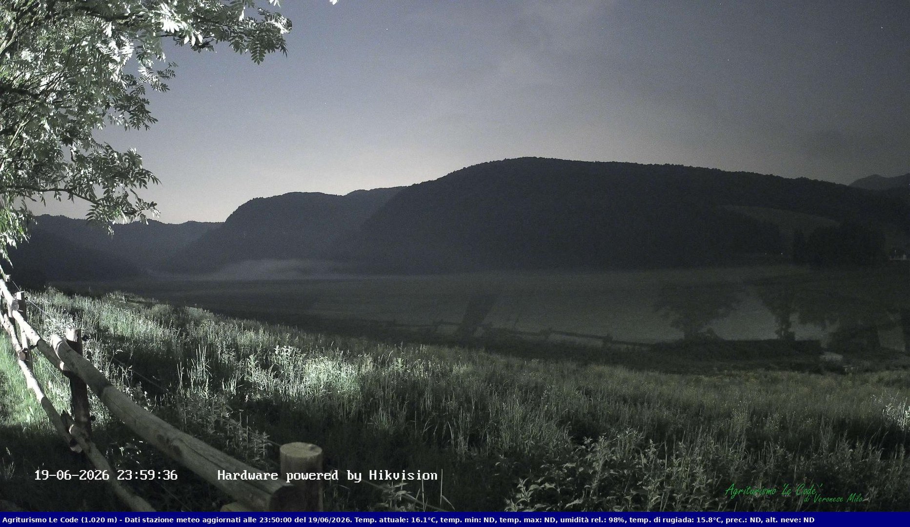 time-lapse frame, Webcam Cansiglio - verso la piana dei "Bech" webcam