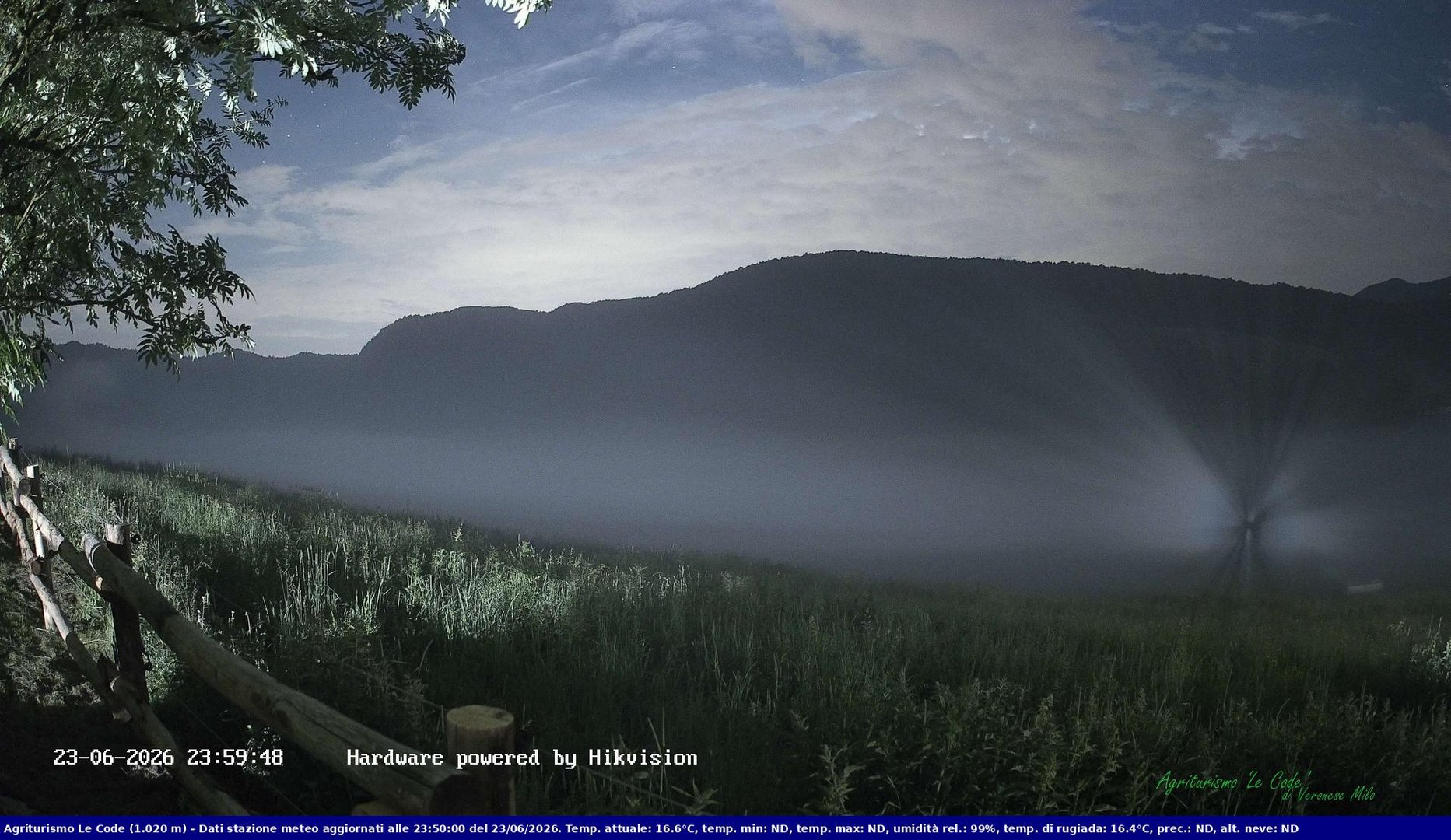 time-lapse frame, Webcam Cansiglio - verso la piana dei "Bech" webcam