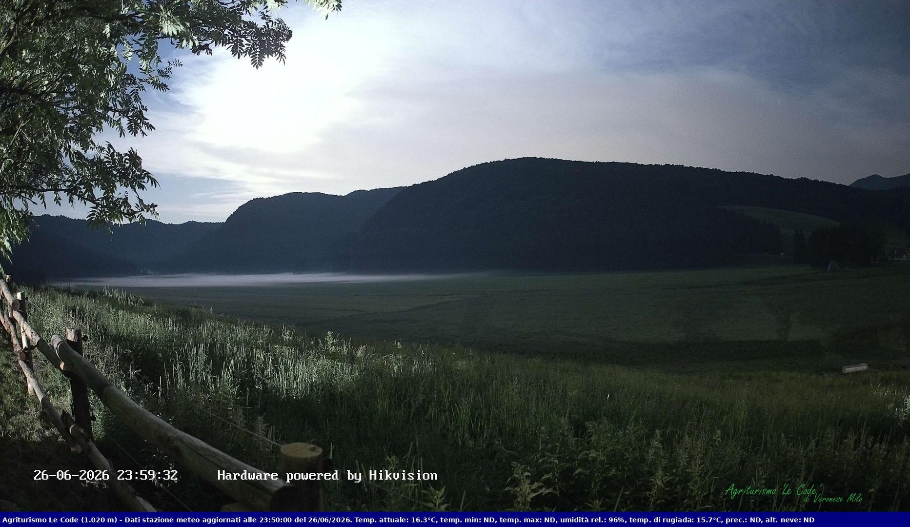 time-lapse frame, Webcam Cansiglio - verso la piana dei "Bech" webcam