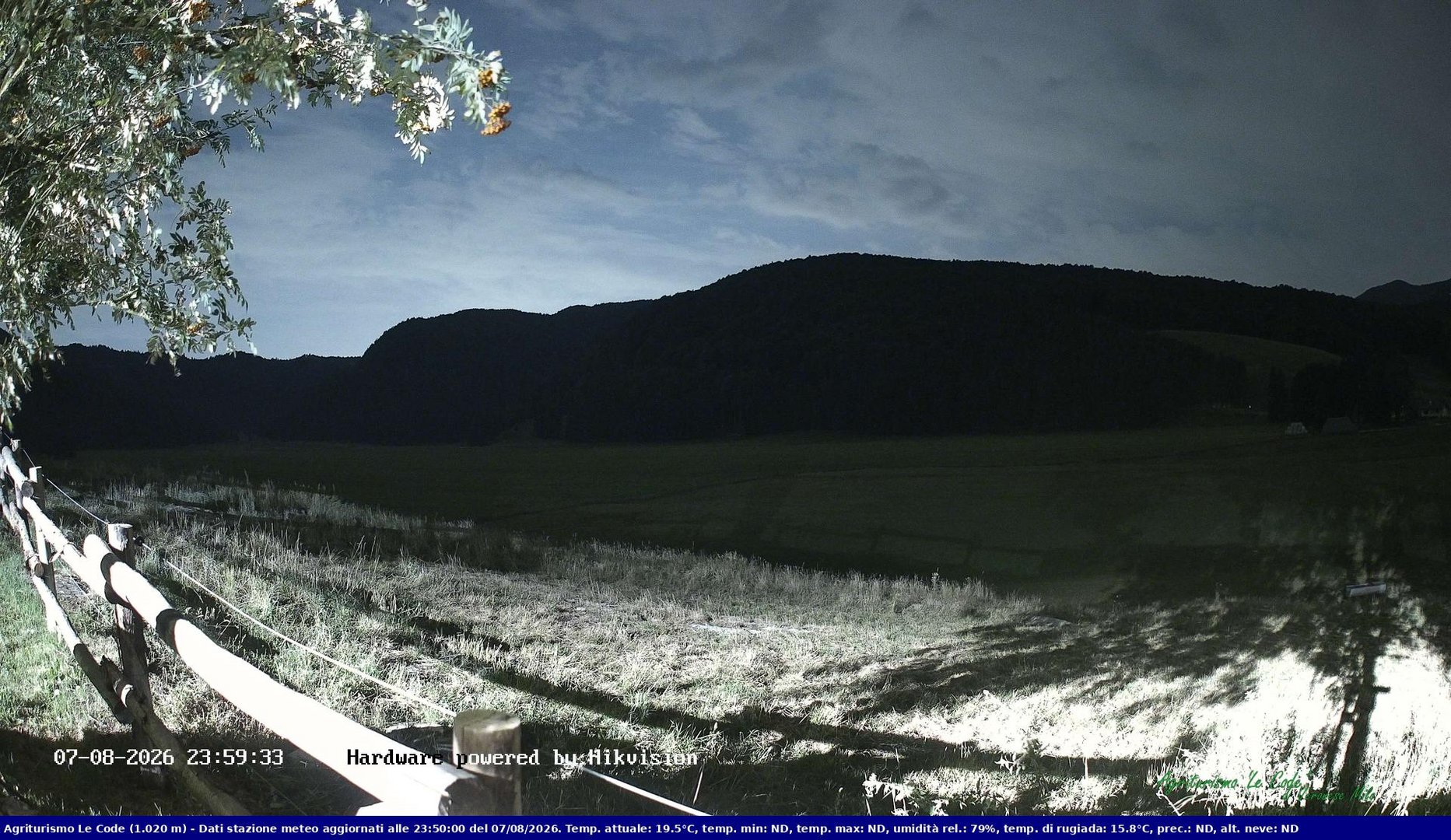 time-lapse frame, Webcam Cansiglio - verso la piana dei "Bech" webcam