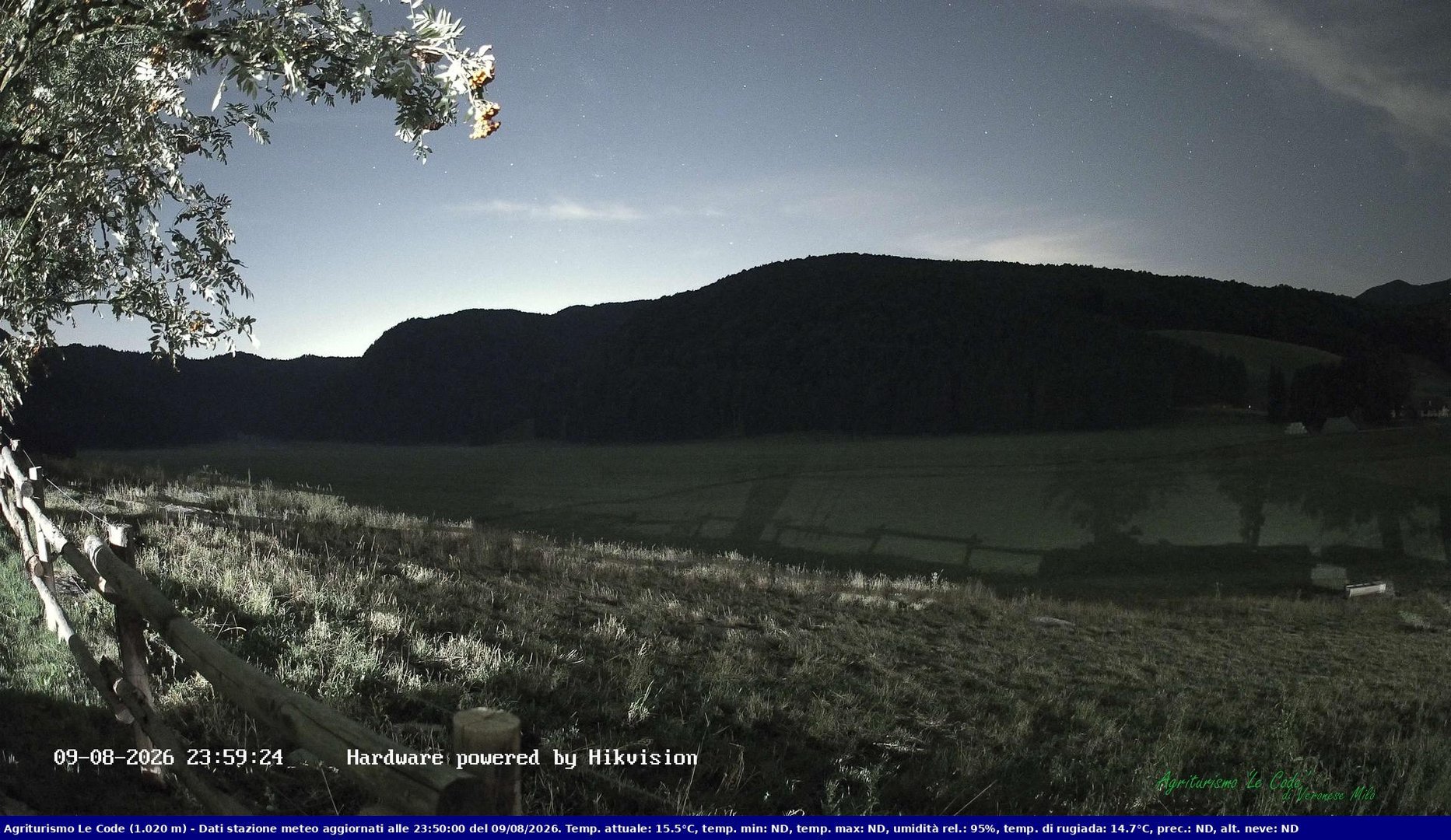 time-lapse frame, Webcam Cansiglio - verso la piana dei "Bech" webcam