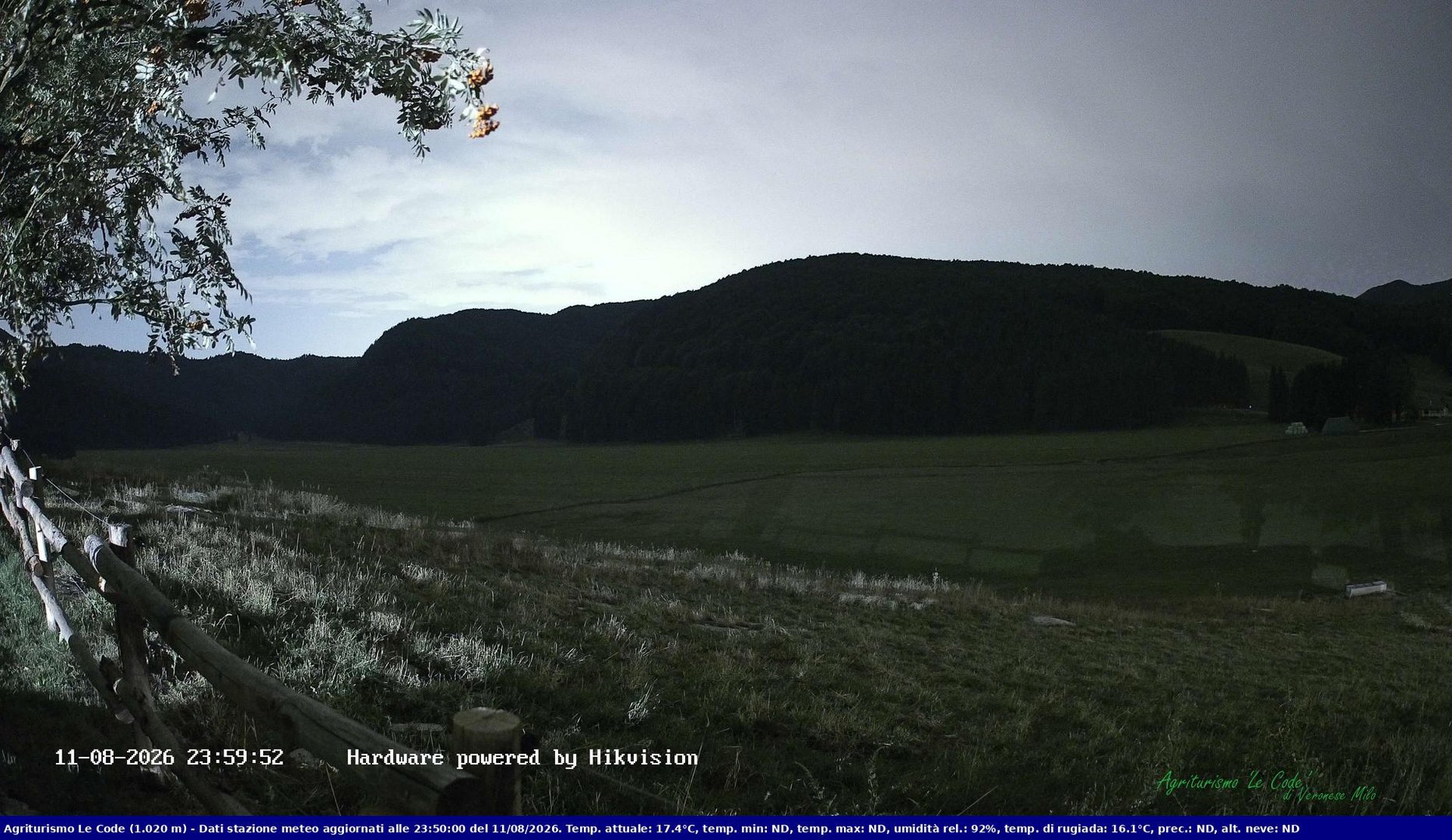 time-lapse frame, Webcam Cansiglio - verso la piana dei "Bech" webcam