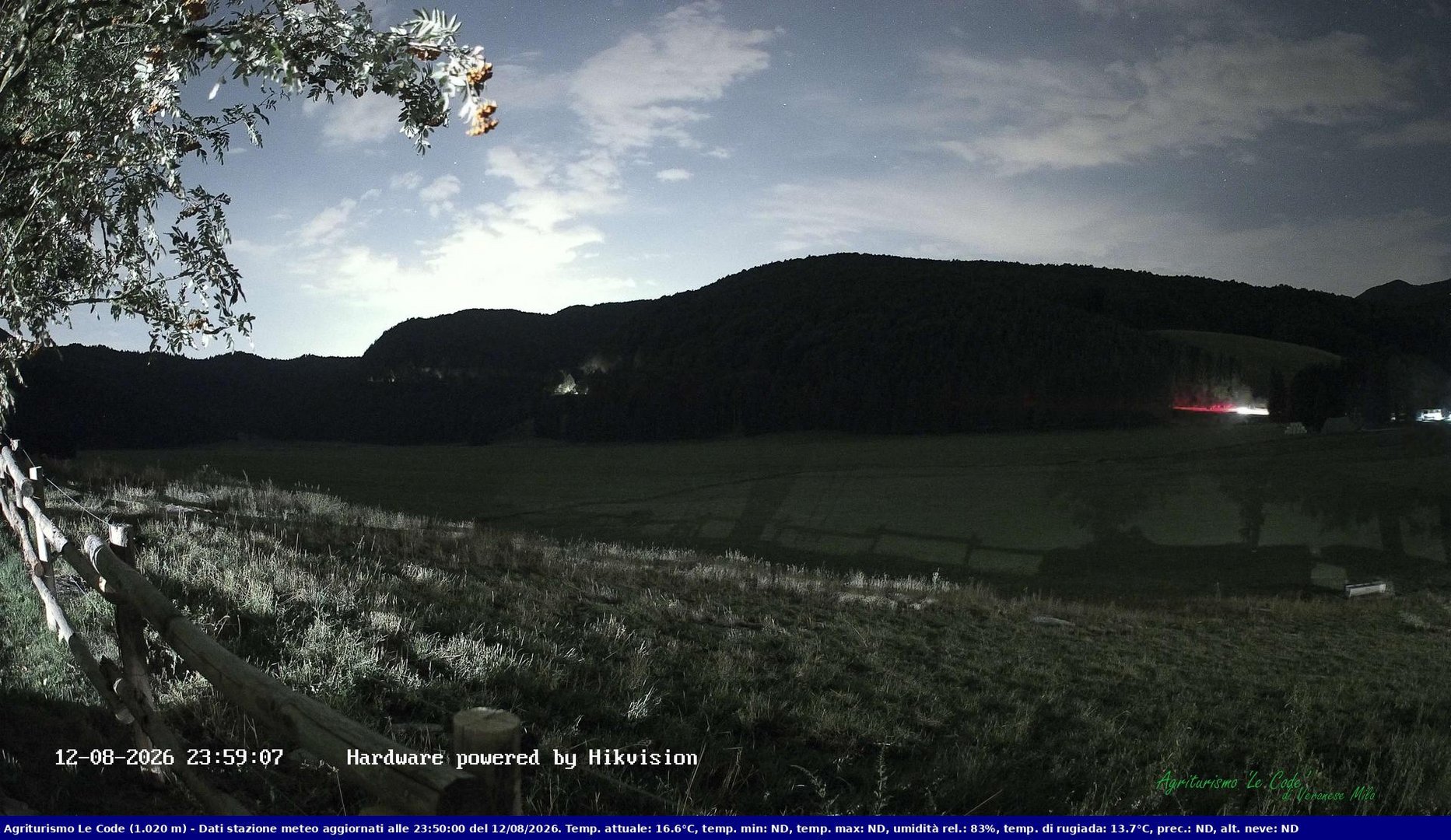 time-lapse frame, Webcam Cansiglio - verso la piana dei "Bech" webcam