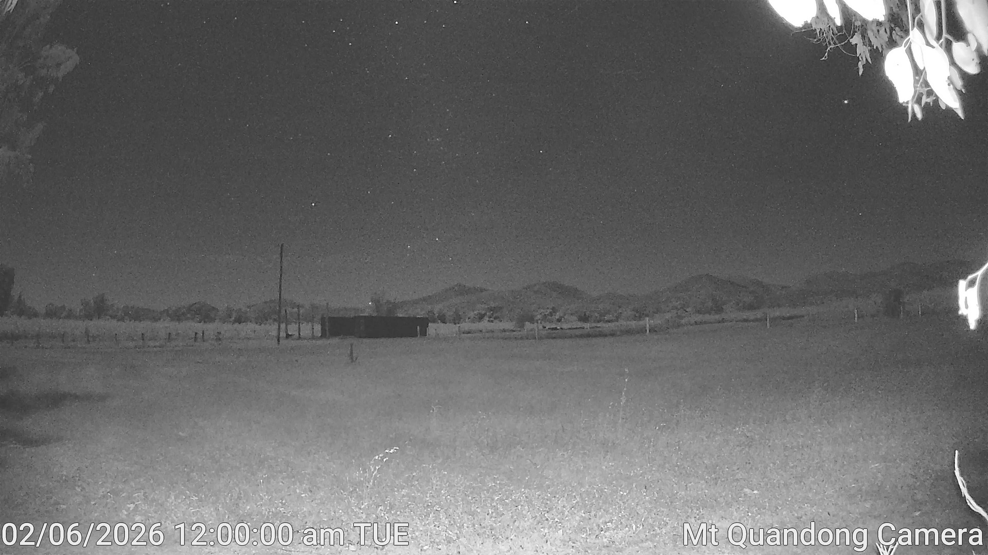 time-lapse frame, Mt Quandong Camera webcam