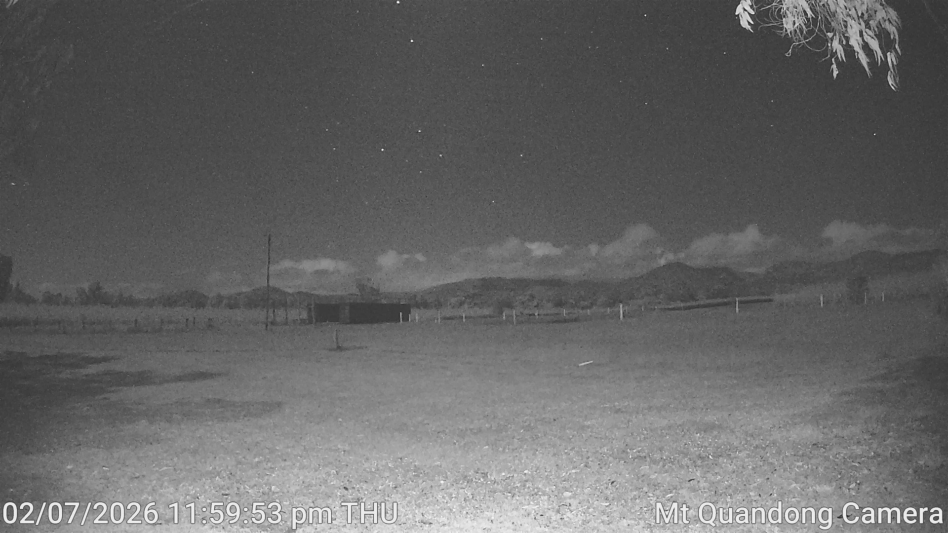 time-lapse frame, Mt Quandong Camera webcam