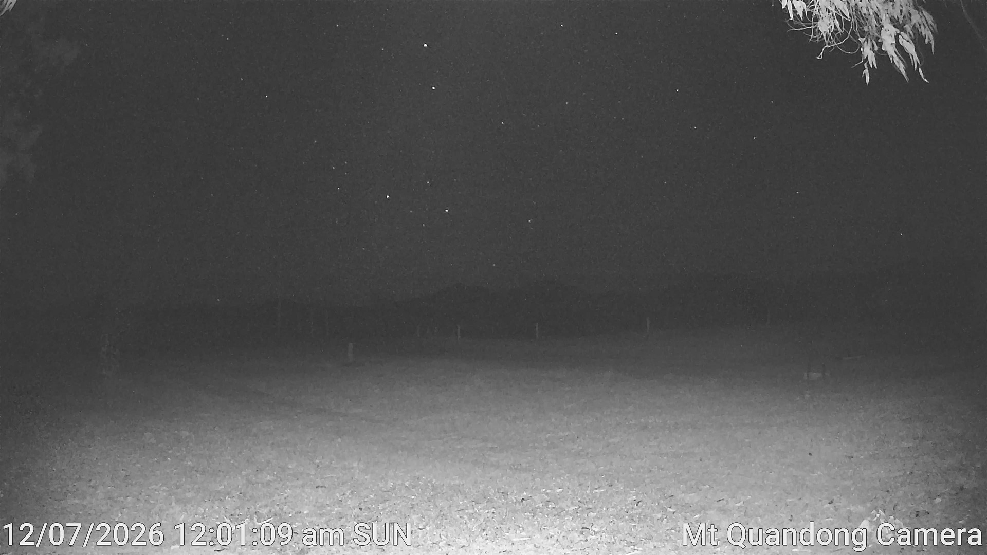 time-lapse frame, Mt Quandong Camera webcam