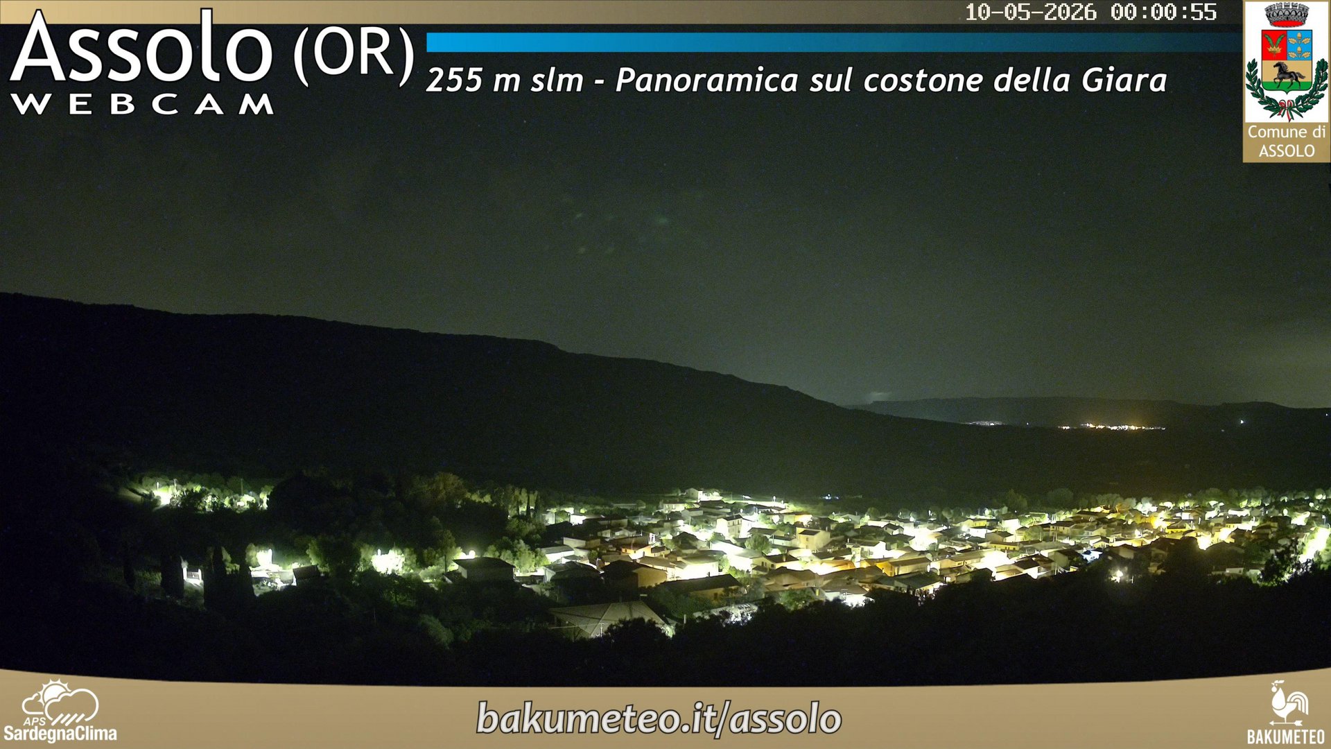time-lapse frame, Assolo webcam
